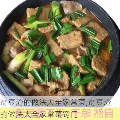 霉豆渣的做法大全家常菜,霉豆渣的做法大全家常菜窍门-第3张图片-石头美食网