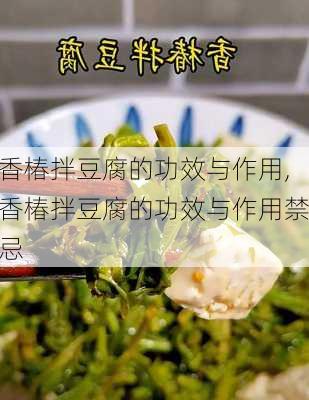 香椿拌豆腐的功效与作用,香椿拌豆腐的功效与作用禁忌