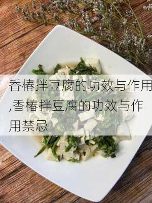 香椿拌豆腐的功效与作用,香椿拌豆腐的功效与作用禁忌-第3张图片-石头美食网