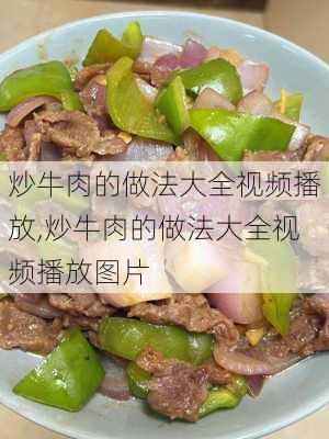 炒牛肉的做法大全视频播放,炒牛肉的做法大全视频播放图片-第2张图片-石头美食网