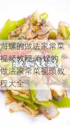 海螺的做法家常菜视频教程,海螺的做法家常菜视频教程大全-第2张图片-石头美食网