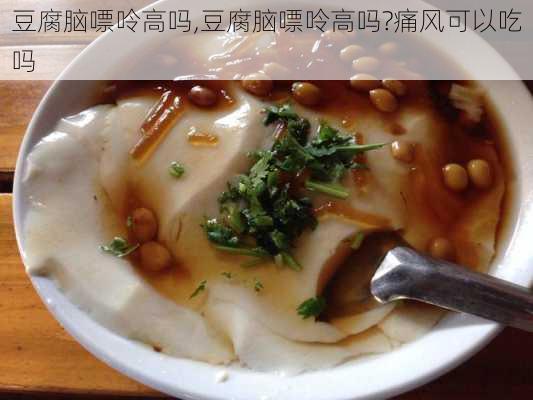 豆腐脑嘌呤高吗,豆腐脑嘌呤高吗?痛风可以吃吗-第2张图片-石头美食网