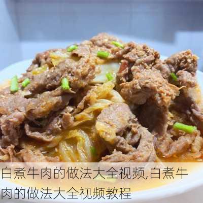 白煮牛肉的做法大全视频,白煮牛肉的做法大全视频教程-第1张图片-石头美食网