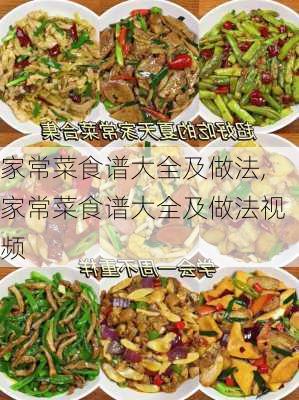 家常菜食谱大全及做法,家常菜食谱大全及做法视频