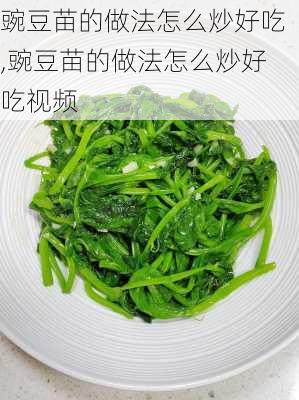 豌豆苗的做法怎么炒好吃,豌豆苗的做法怎么炒好吃视频-第2张图片-石头美食网