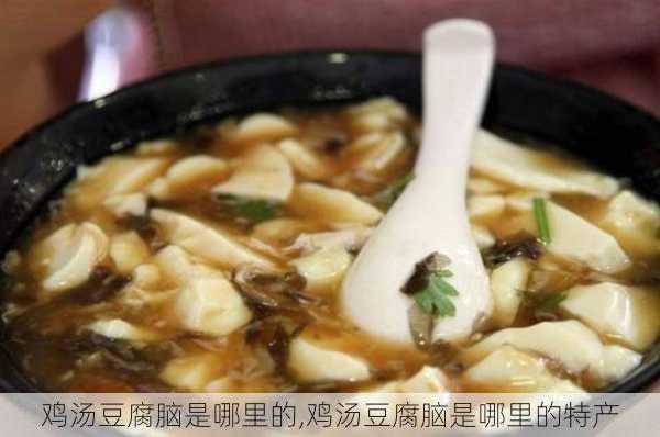 鸡汤豆腐脑是哪里的,鸡汤豆腐脑是哪里的特产