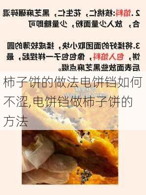 柿子饼的做法电饼铛如何不涩,电饼铛做柿子饼的方法-第3张图片-石头美食网