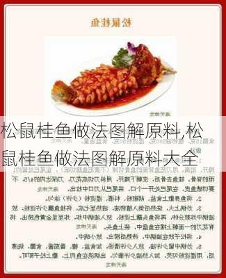 松鼠桂鱼做法图解原料,松鼠桂鱼做法图解原料大全