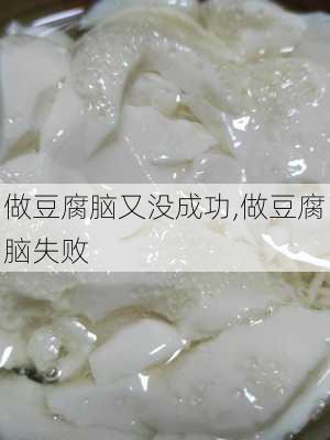 做豆腐脑又没成功,做豆腐脑失败-第3张图片-石头美食网