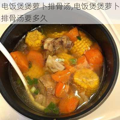 电饭煲煲萝卜排骨汤,电饭煲煲萝卜排骨汤要多久-第1张图片-石头美食网