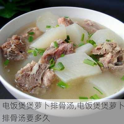 电饭煲煲萝卜排骨汤,电饭煲煲萝卜排骨汤要多久-第3张图片-石头美食网