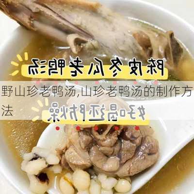 野山珍老鸭汤,山珍老鸭汤的制作方法-第1张图片-石头美食网