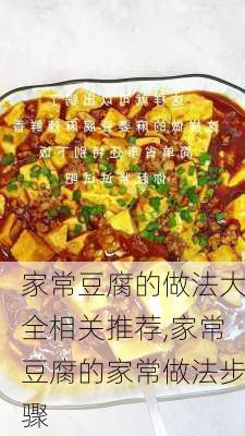 家常豆腐的做法大全相关推荐,家常豆腐的家常做法步骤-第2张图片-石头美食网