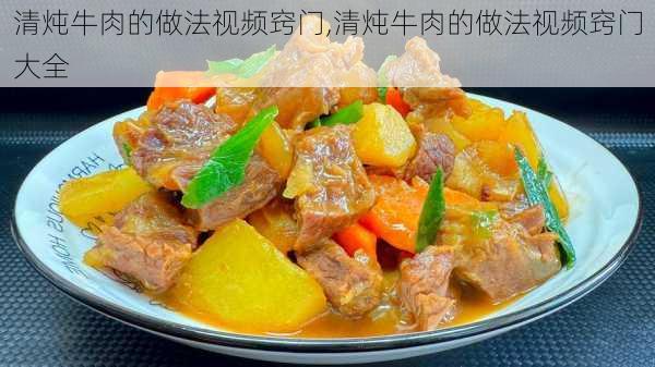 清炖牛肉的做法视频窍门,清炖牛肉的做法视频窍门大全