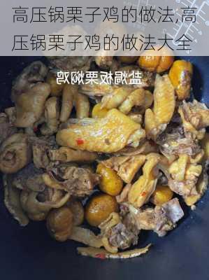 高压锅栗子鸡的做法,高压锅栗子鸡的做法大全